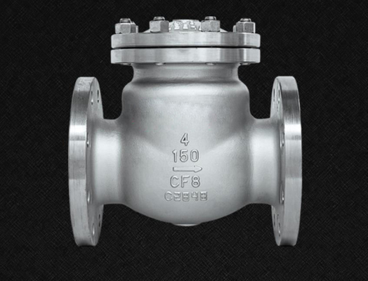 High Pressure Api 6d Class 200 Cf8 Swing 100mm 4&quot; 8&quot; F304 Ss Valve Check