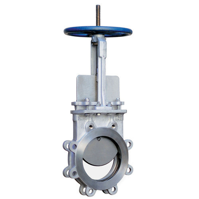 Βιδωμένο DN65 PN10 SS321 νερό βαλβίδων πυλών μαχαιριών ανοξείδωτου