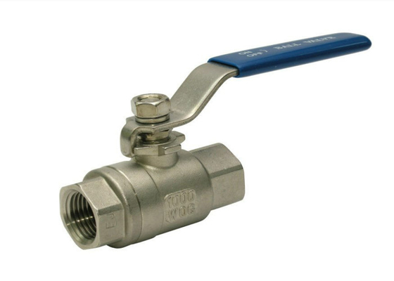 DIN API 6d 3 ιντσών 6 ιντσών DN50 PN40 32mm 400 Wog Two Piece 2pc Ss 316 Ball Valve