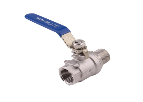 DIN API 6d 3 ιντσών 6 ιντσών DN50 PN40 32mm 400 Wog Two Piece 2pc Ss 316 Ball Valve